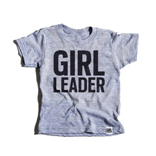 Load image into Gallery viewer, Girl Leader tri-blend tees, youth and adult sizes, #girlpower #girlleader #girlstrong #girlwonderful