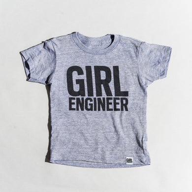 Girl Engineer tri-blend tee, youth and adult sizes, #GirlStrong #girlpower #stem #girlengineer #girlwonderful