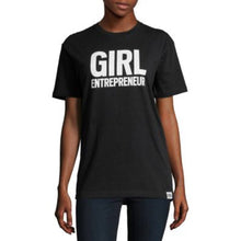 Load image into Gallery viewer, Girl Entrepreneur in black, adult and youth sizes, a collaboration with Bobbi Brown, #entrepreneur, #girlentrepreneur, #girlwonderful