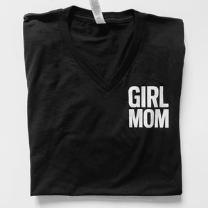 GIRL MOM V-NECK T-SHIRT