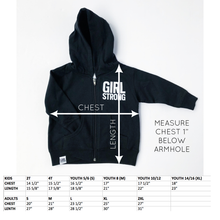 Load image into Gallery viewer, GIRL STRONG FULL-ZIP HOODIE