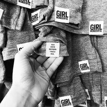 Load image into Gallery viewer, NIÑA FUERTE hemtab #girlstrong #girlpower #girlwonderful 